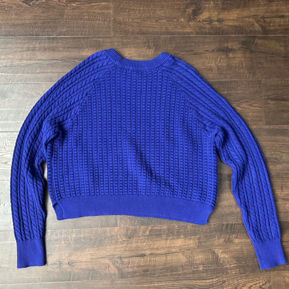 French Connection Knit Sweater ( THIS IS A NAVY BLUE IN PERSON ) - Picture 3 of 3